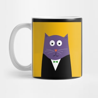 Cat in smoking Mug